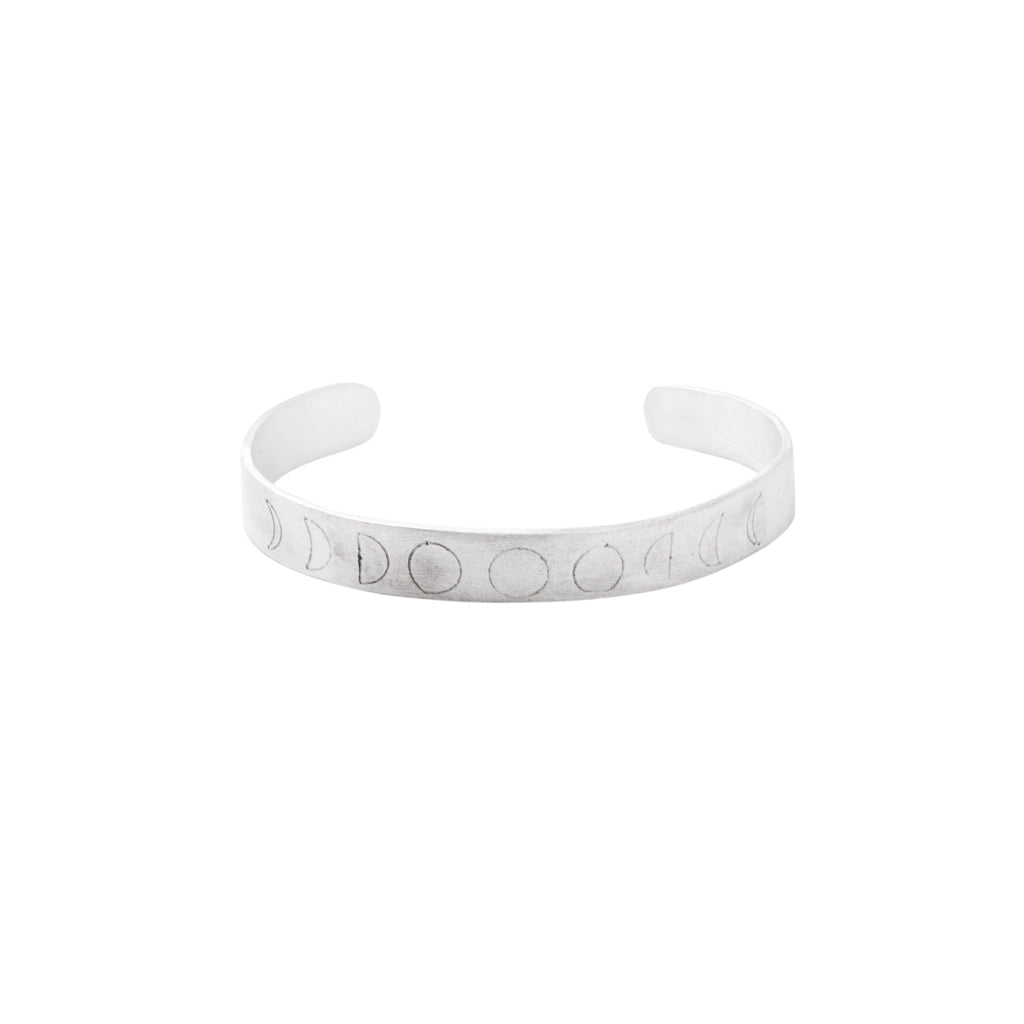 Phases Of The Moon Cuff Bracelet