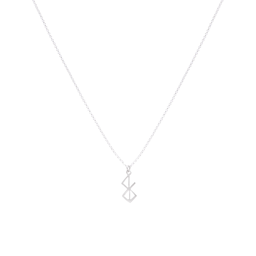 Bind Runic Healing Symbol Chain Necklace.