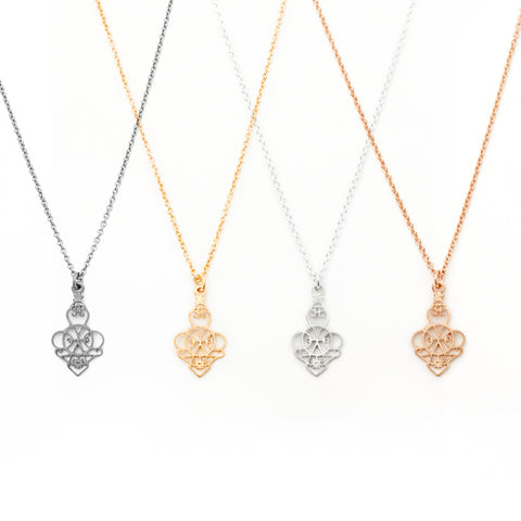 White Magic Sigil Necklace