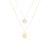 Heptagram necklace